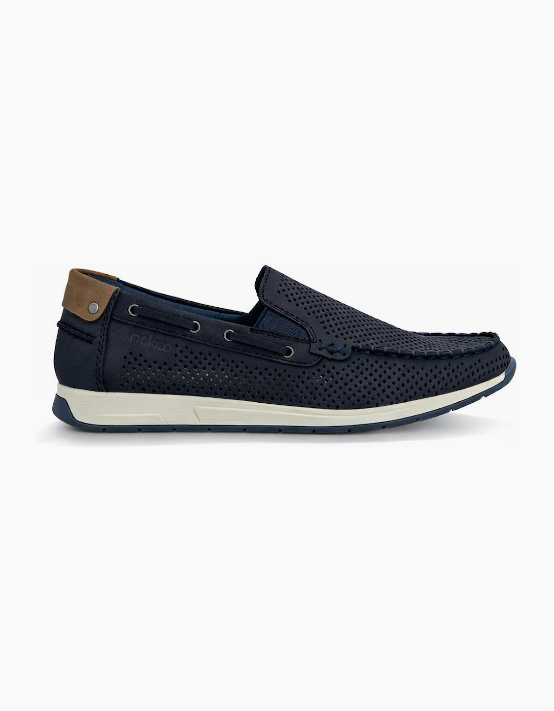 Rieker 11957 Mens Loafer Shoes Blue, 6 of 5