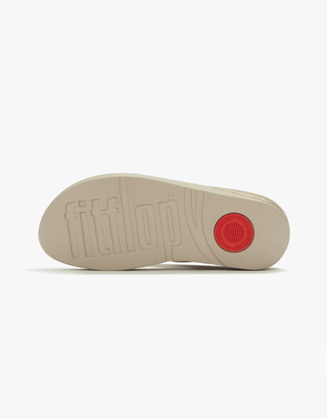 FitFlop HALO BEAD Womens Toe-Post Sandals Platino