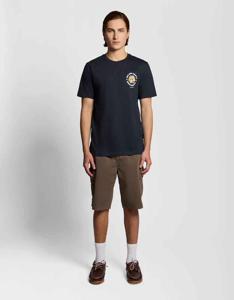 Lyle & Scott Nature Mens Graphic T-Shirt - Z271 Dark Navy