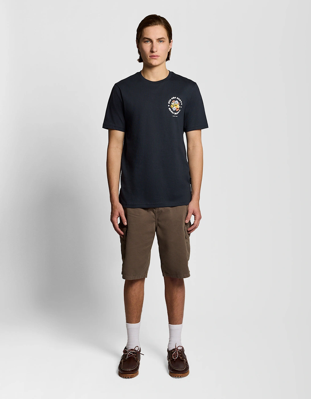 Lyle & Scott Nature Mens Graphic T-Shirt - Z271 Dark Navy