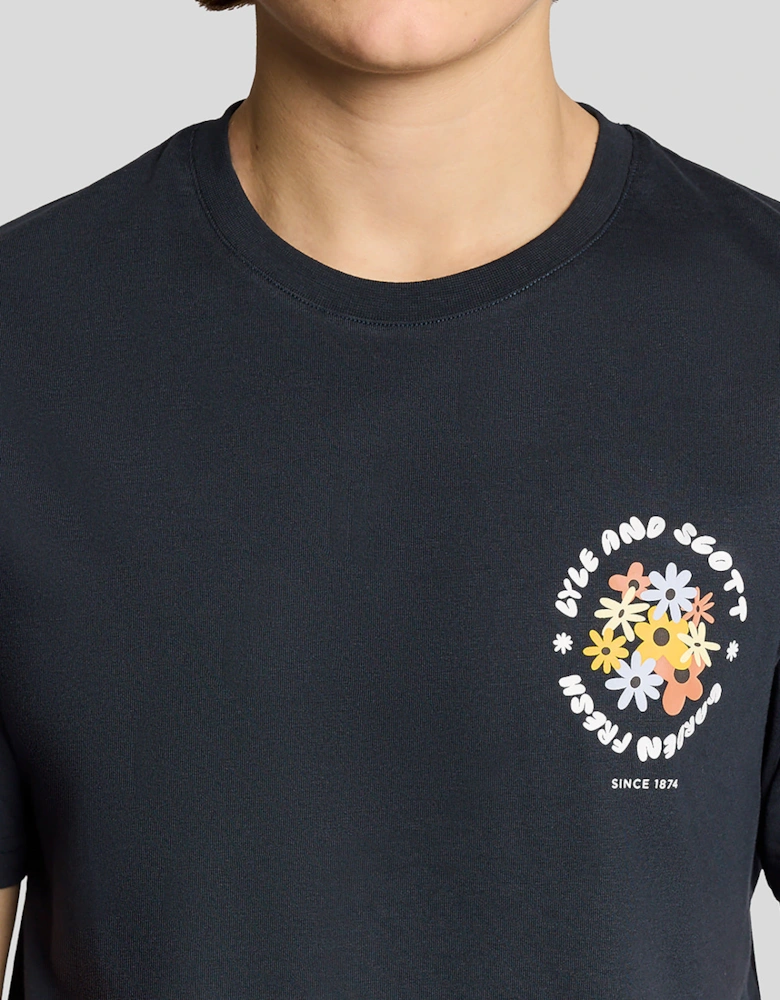 Lyle & Scott Nature Mens Graphic T-Shirt - Z271 Dark Navy