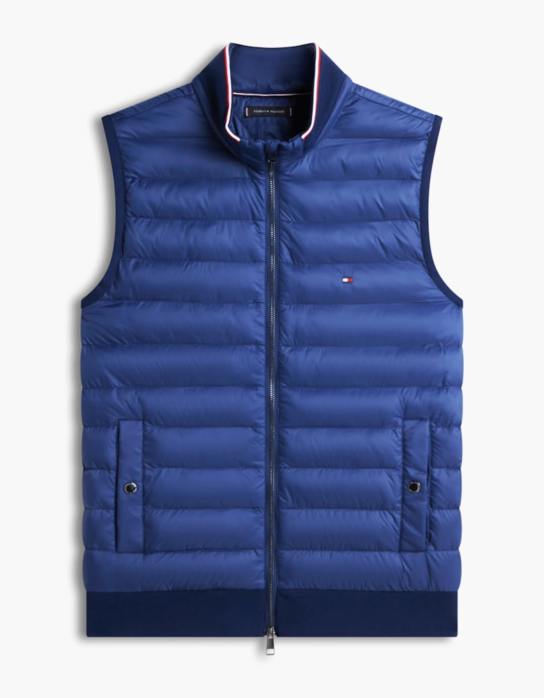 Tommy Hilfiger Mix Media Essential RWB Mens Gilet - Carbon Navy