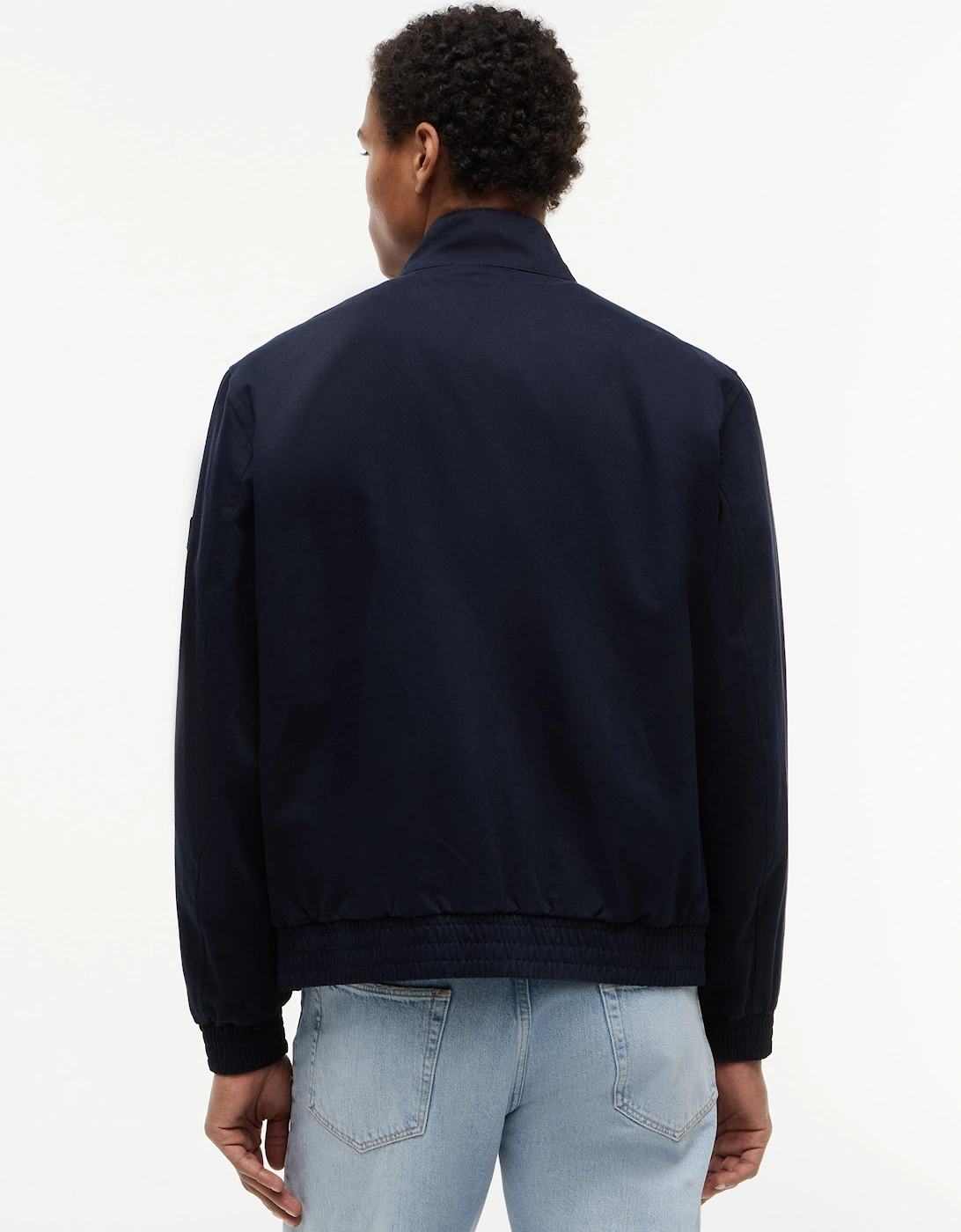 Tommy Hilfiger Cotton Mens Harrington Jacket - Desert Sky