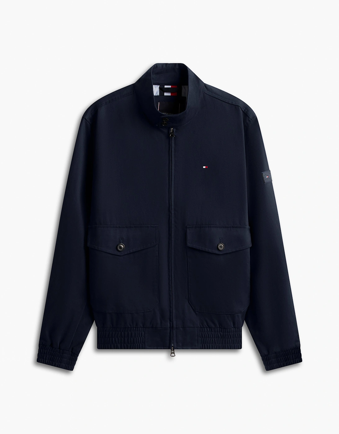 Tommy Hilfiger Cotton Mens Harrington Jacket - Desert Sky
