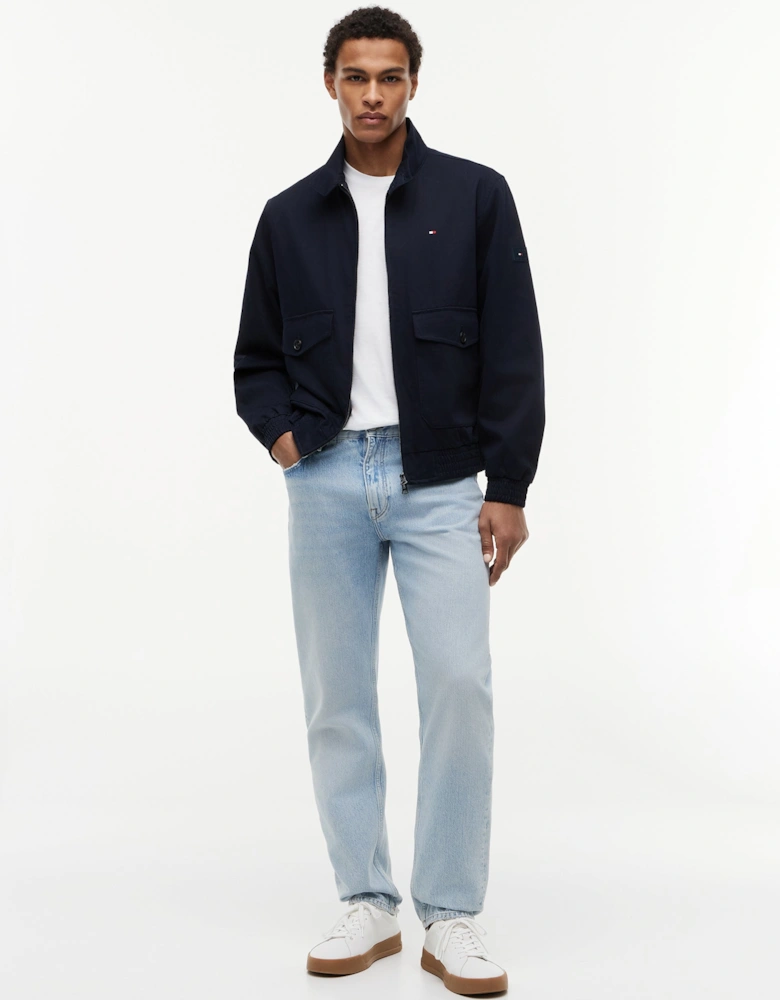 Tommy Hilfiger Cotton Mens Harrington Jacket - Desert Sky