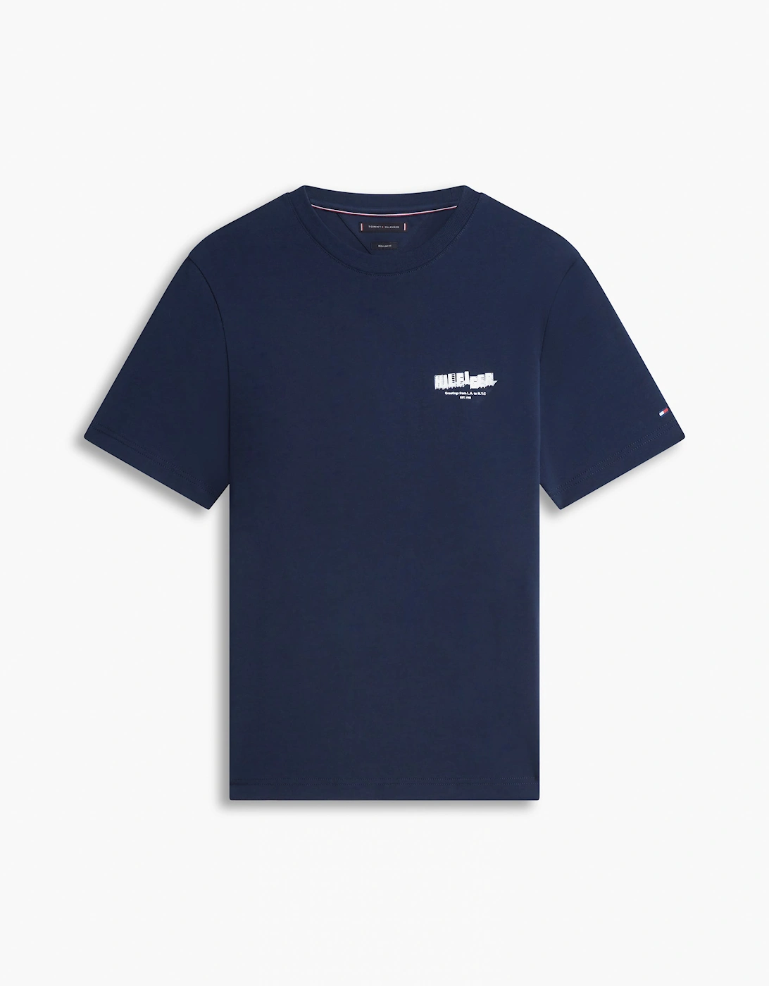 Tommy Hilfiger Photo Print Hilfiger Mens T-Shirt - Desert Sky