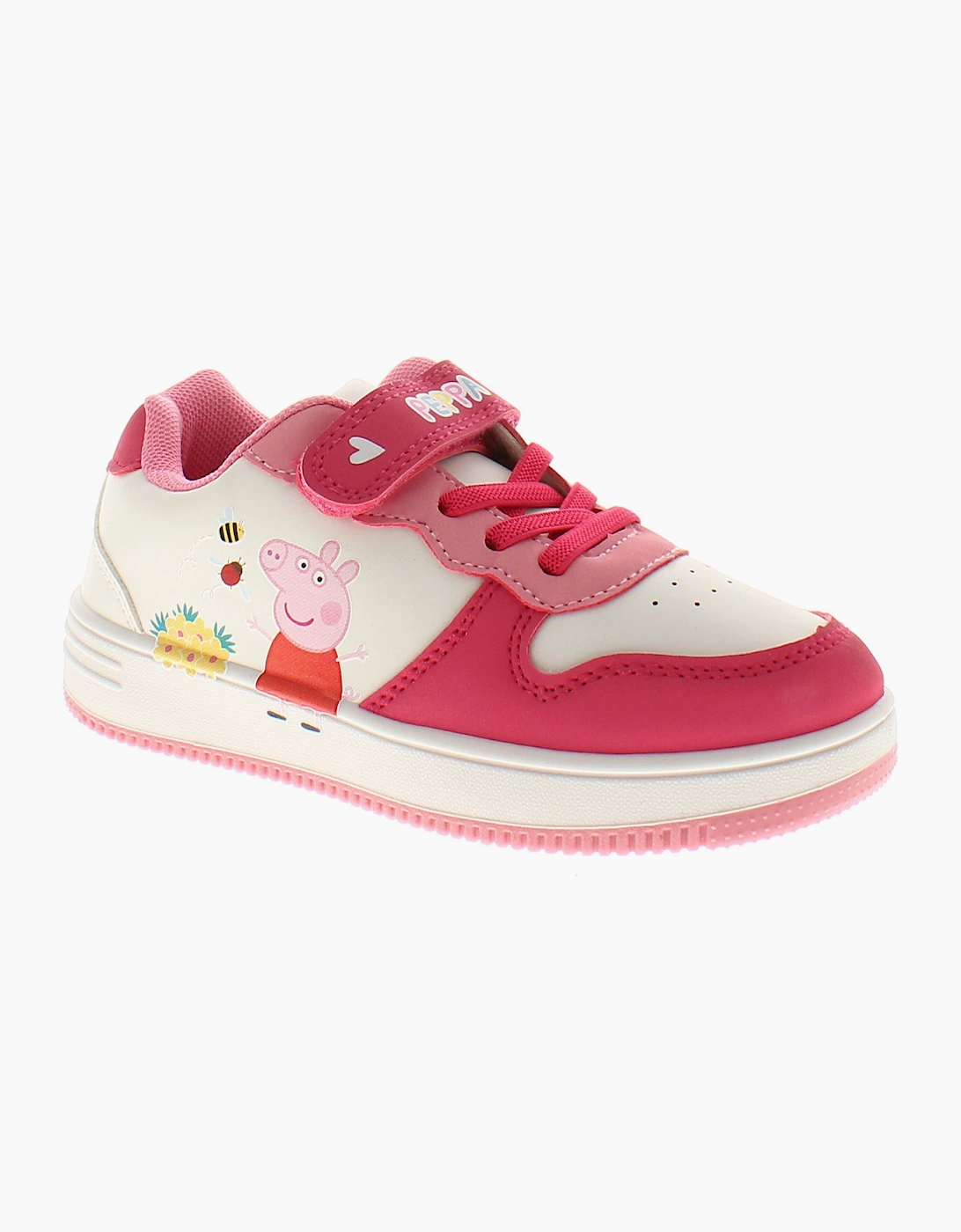 Peppa Pig Girls Trainers Touch Fastening pink UK Size, 6 of 5