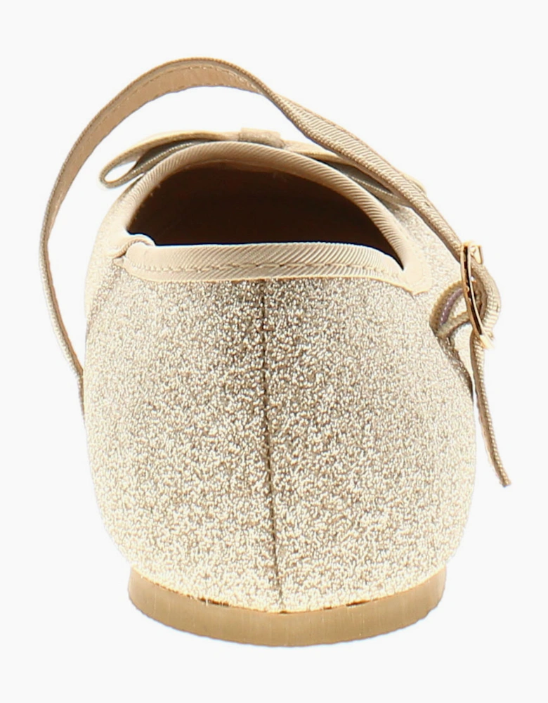 Princess Stardust Girls Shoes Party Glitter Hayley gold UK Size