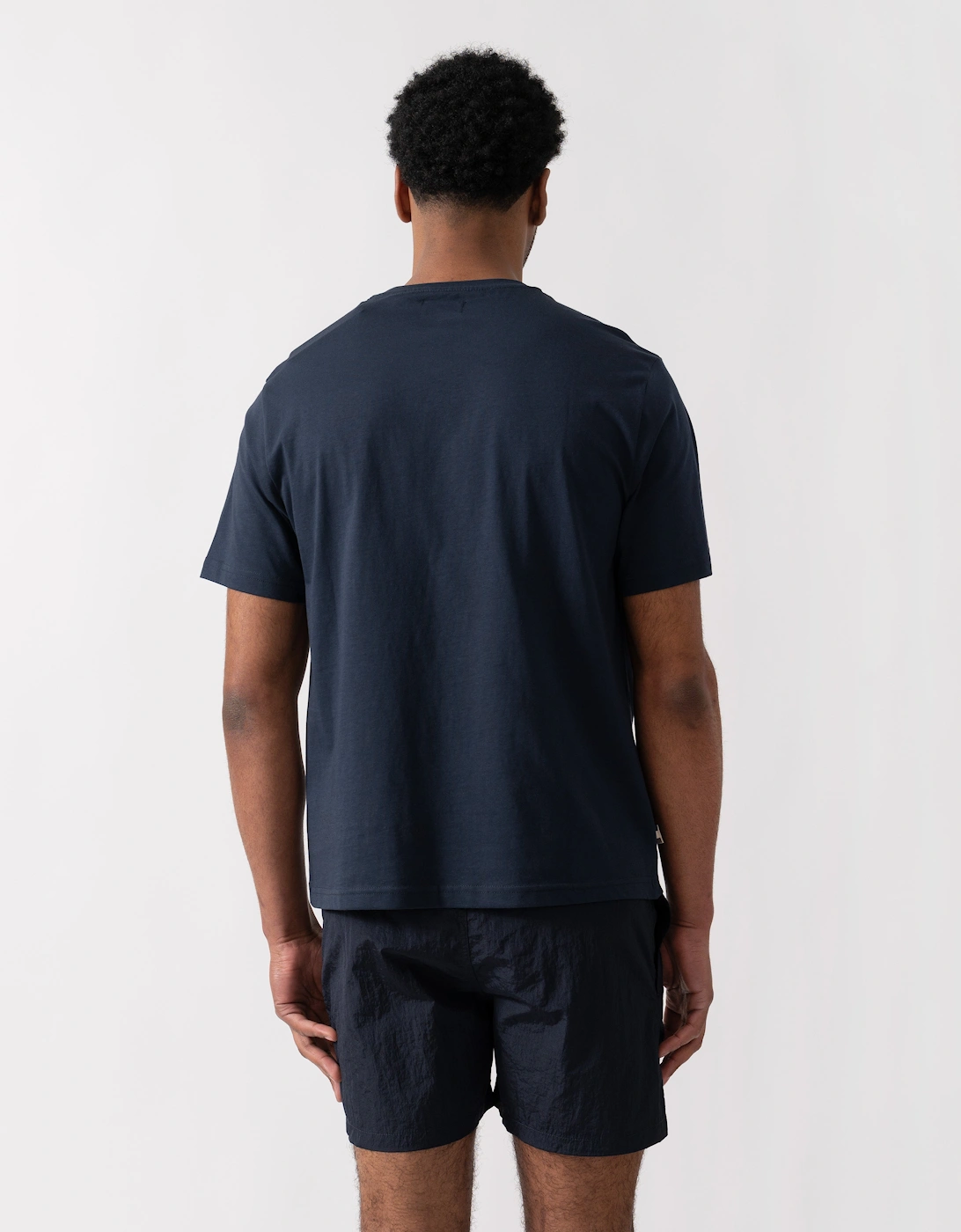 Aquascutum Mens Big Logo T-Shirt - Navy 11