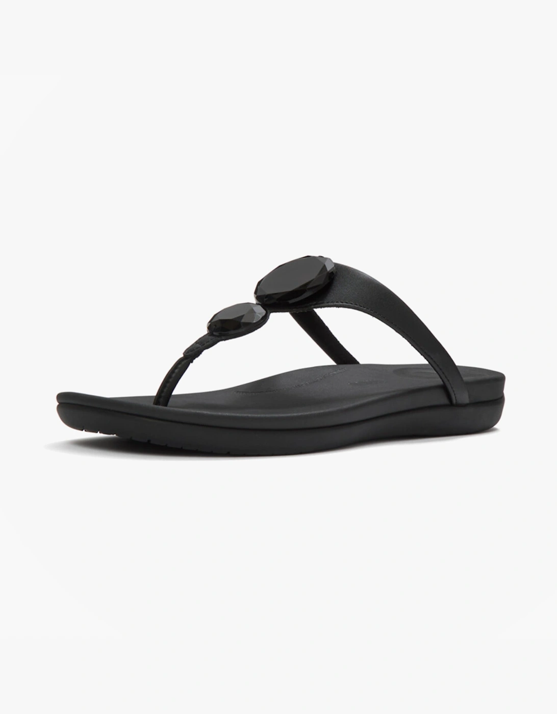 FitFlop SOLAY GLOSSY Womens Flip-flops Black