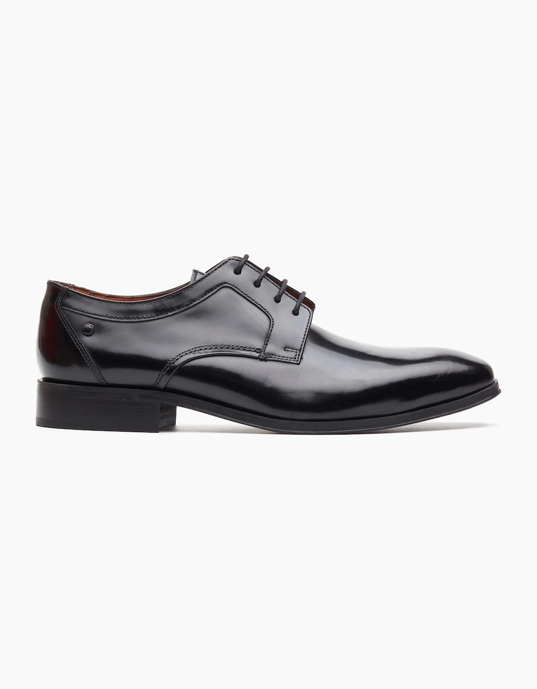 Base London DOME Mens Derby Shoes Black