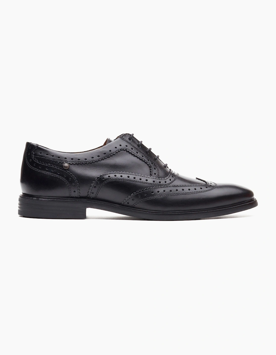 Base Men's Base London CLARENCE Mens Brogue Shoes Black
