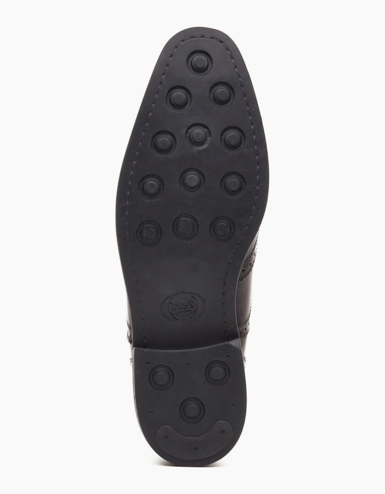 Base London CLARENCE Mens Brogue Shoes Black