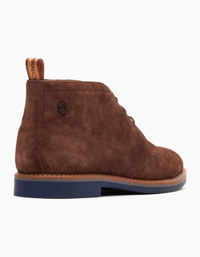 Base London CARLTON Mens Chukka Boots Brown