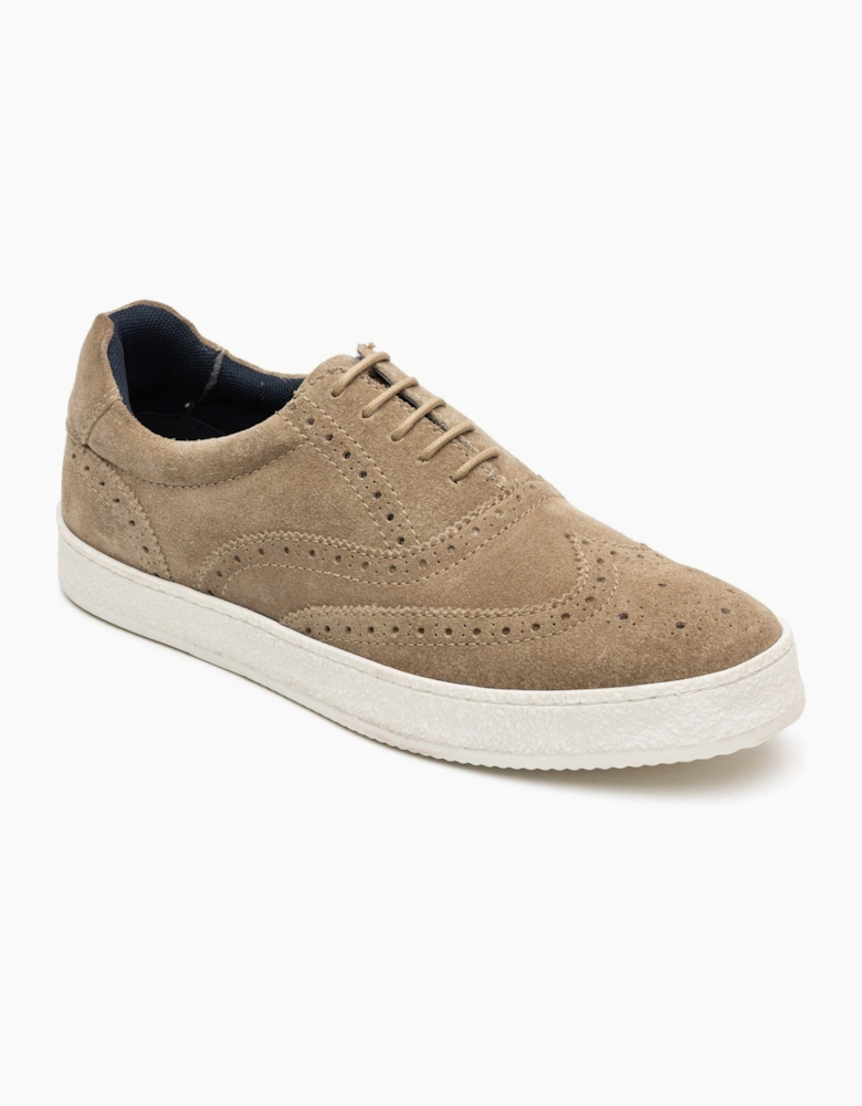 Base London CHRISTO Mens Casual Trainers Taupe