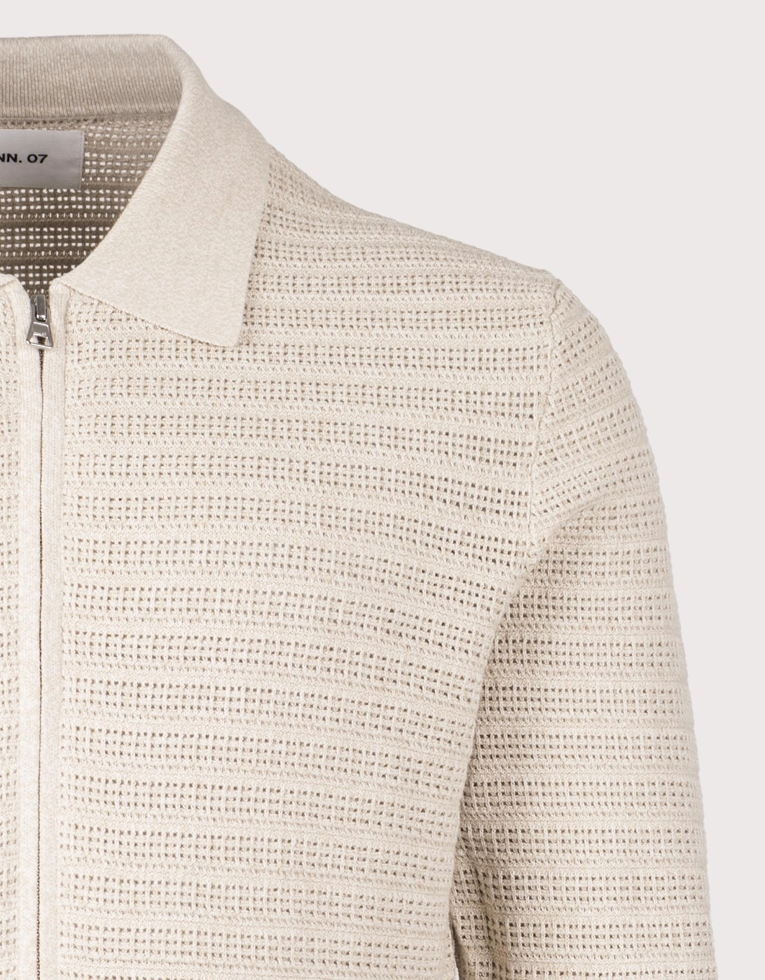 Gustav Zip Through Knit Cardigan