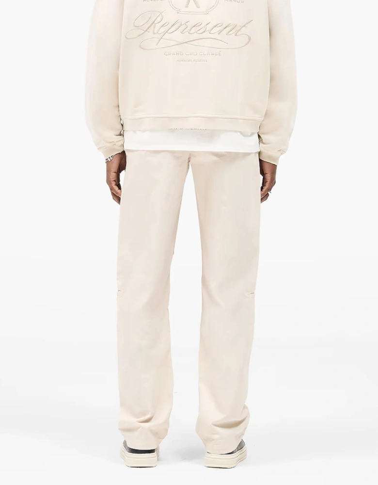 Represent Front Pocket Cargo Trousers in Champagne