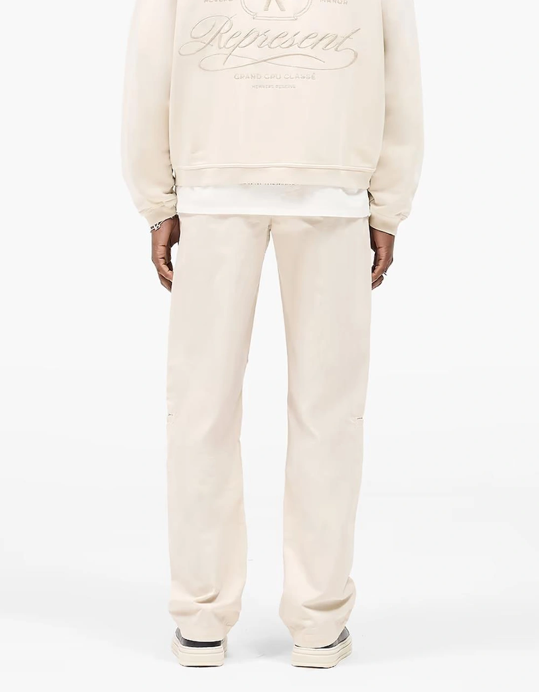 Represent Front Pocket Cargo Trousers in Champagne