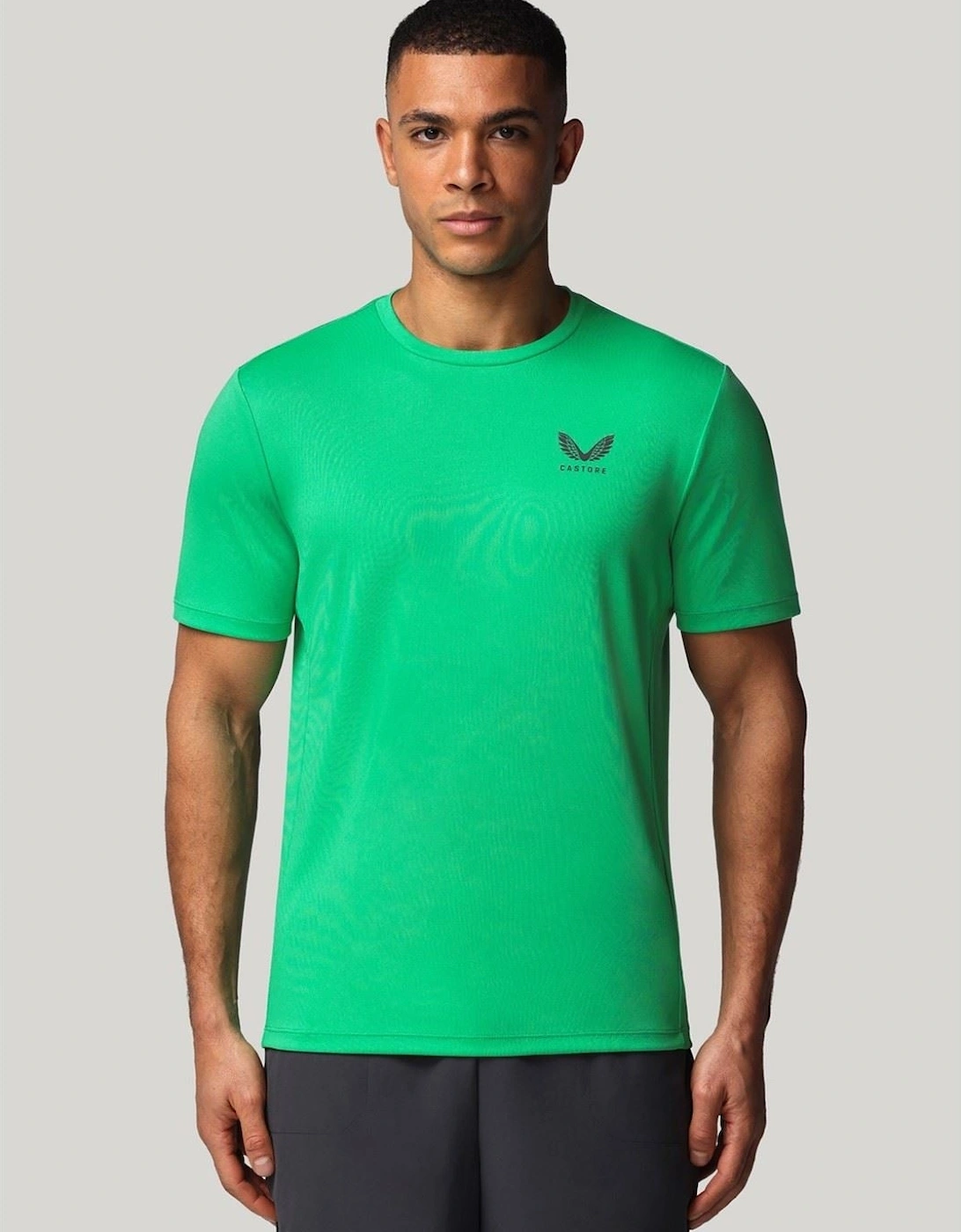 Castore Men's Green Short Sleeve Polyester Activewear T-Shirts  42 Xl