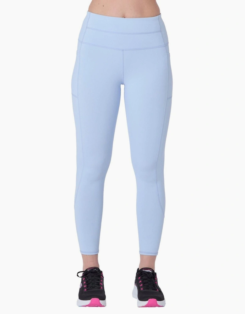 Skechers GOWALK Wear High-Waisted 7/8 Women's Blue Sports Leggings