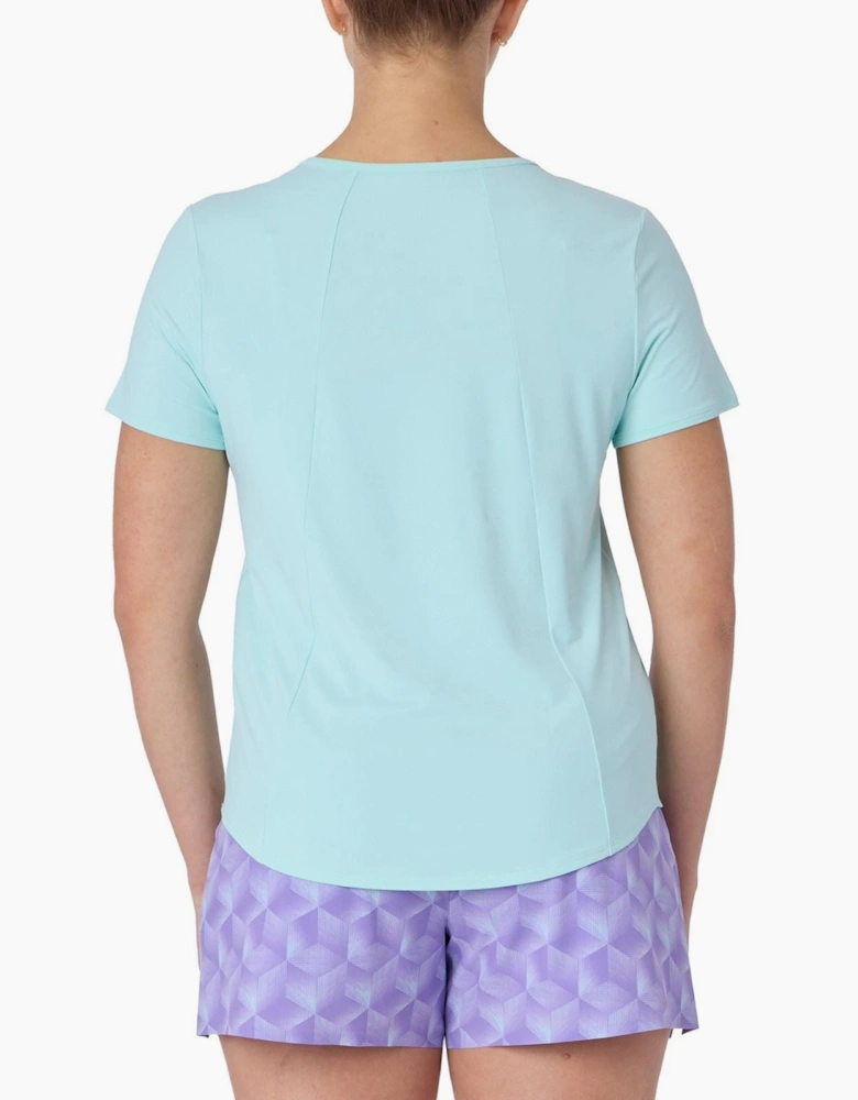 Skechers Stride Performance Tee Women's Grey Activewear T-Shirts