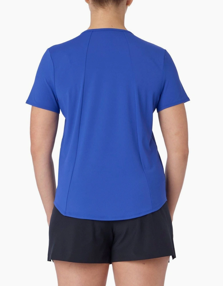 Skechers Stride Performance Tee Women's Blue Activewear T-Shirts