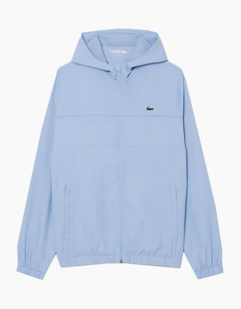 Lacoste Men's Light Blue Lacoste Zipped Hooded tracksuit Jacket