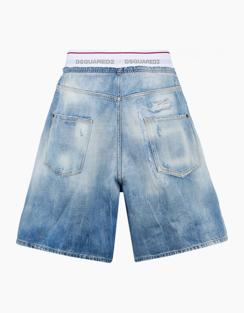 Denim Surfer Shorts Blue