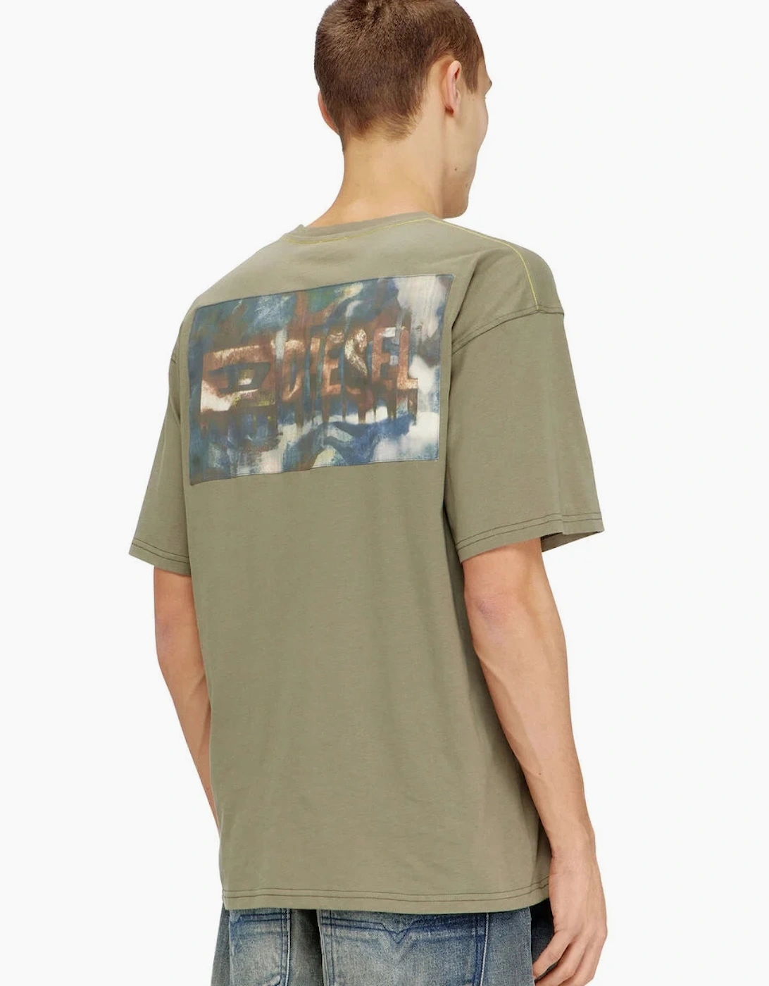 Diesel T-Boxt V8 T-Shirt - Military Green