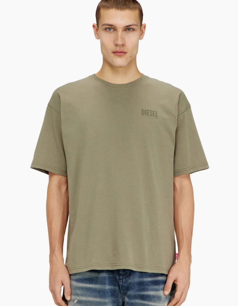 Diesel T-Boxt V8 T-Shirt - Military Green