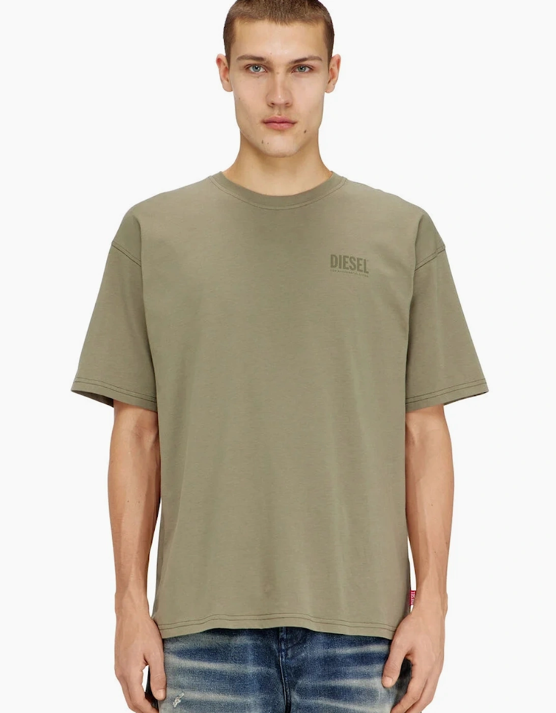 Diesel T-Boxt V8 T-Shirt - Military Green