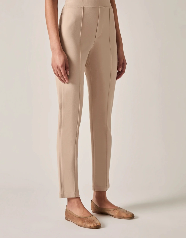 Cigarette Trousers Beige