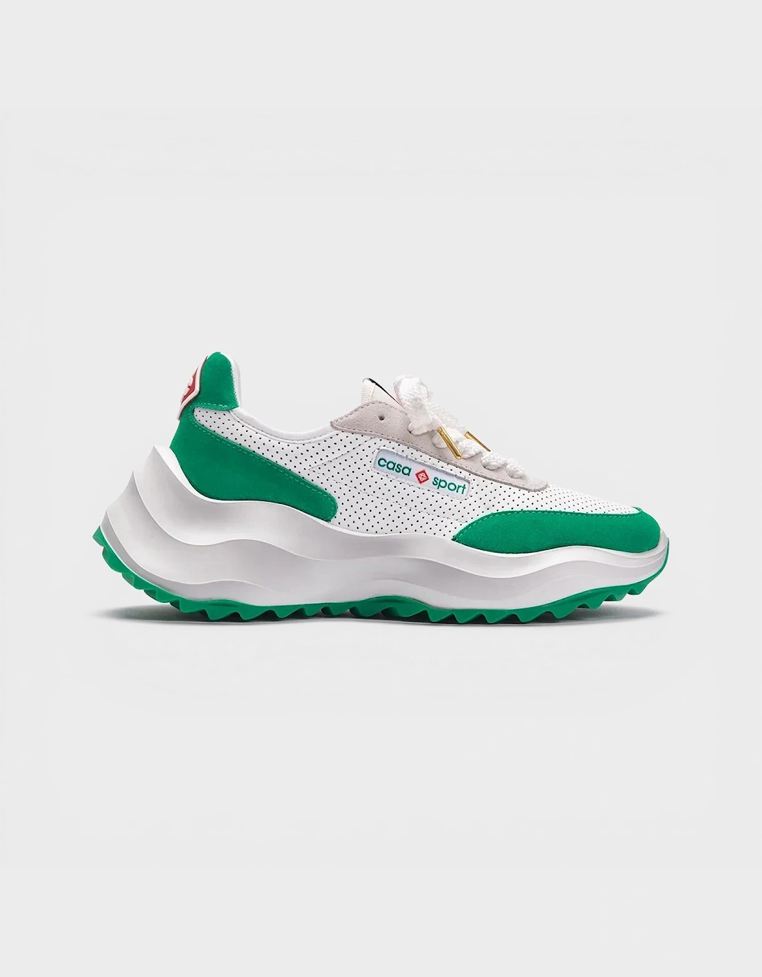 Atlantis Sneaker White Green, 5 of 4