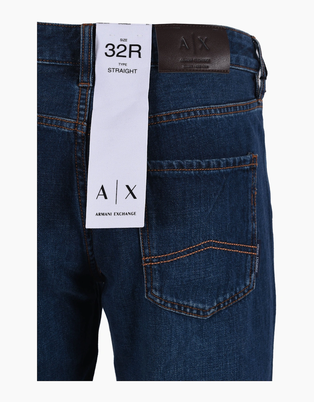 Armani Exchange Men's Navy Denim Jeans Dark Denim  36/32 36W32l