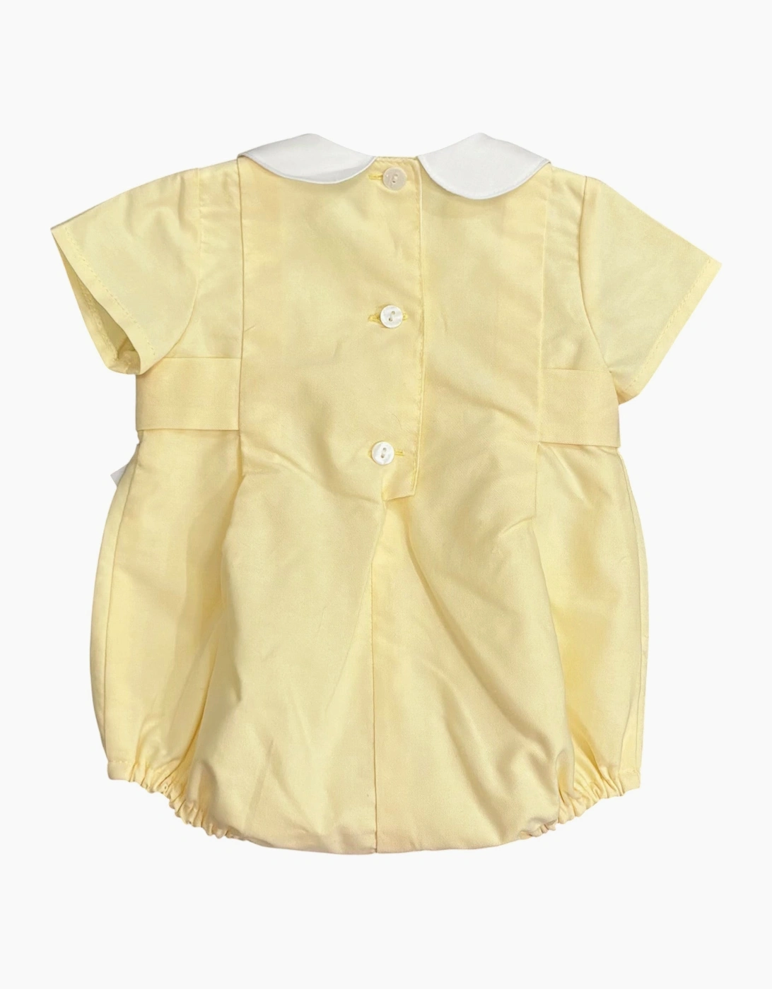 Boys Yellow Lemon Collared Romper