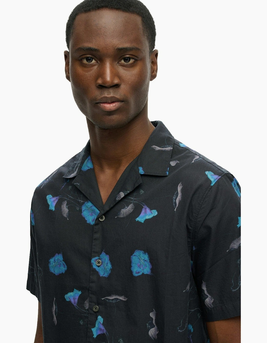 Superdry Mens Cabana Print Short Sleeve Shirt