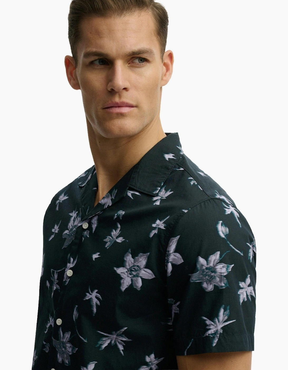 Superdry Mens Cabana Print Short Sleeve Shirt