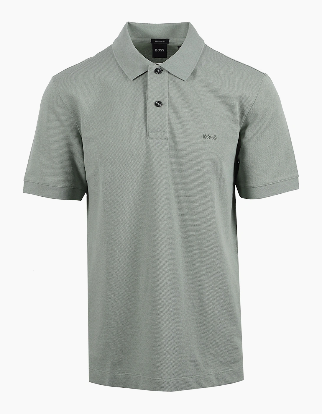 Hugo Boss Men's Boss Black Boss Pallas Polo Open Green - Size, 44