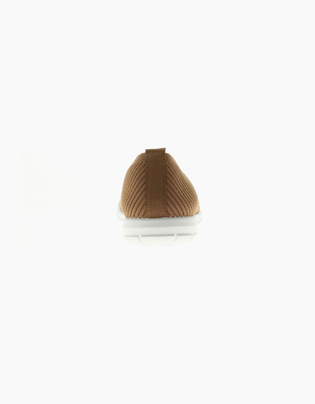 Platino Womens Flat Shoes Kitty Slip On khaki UK Size
