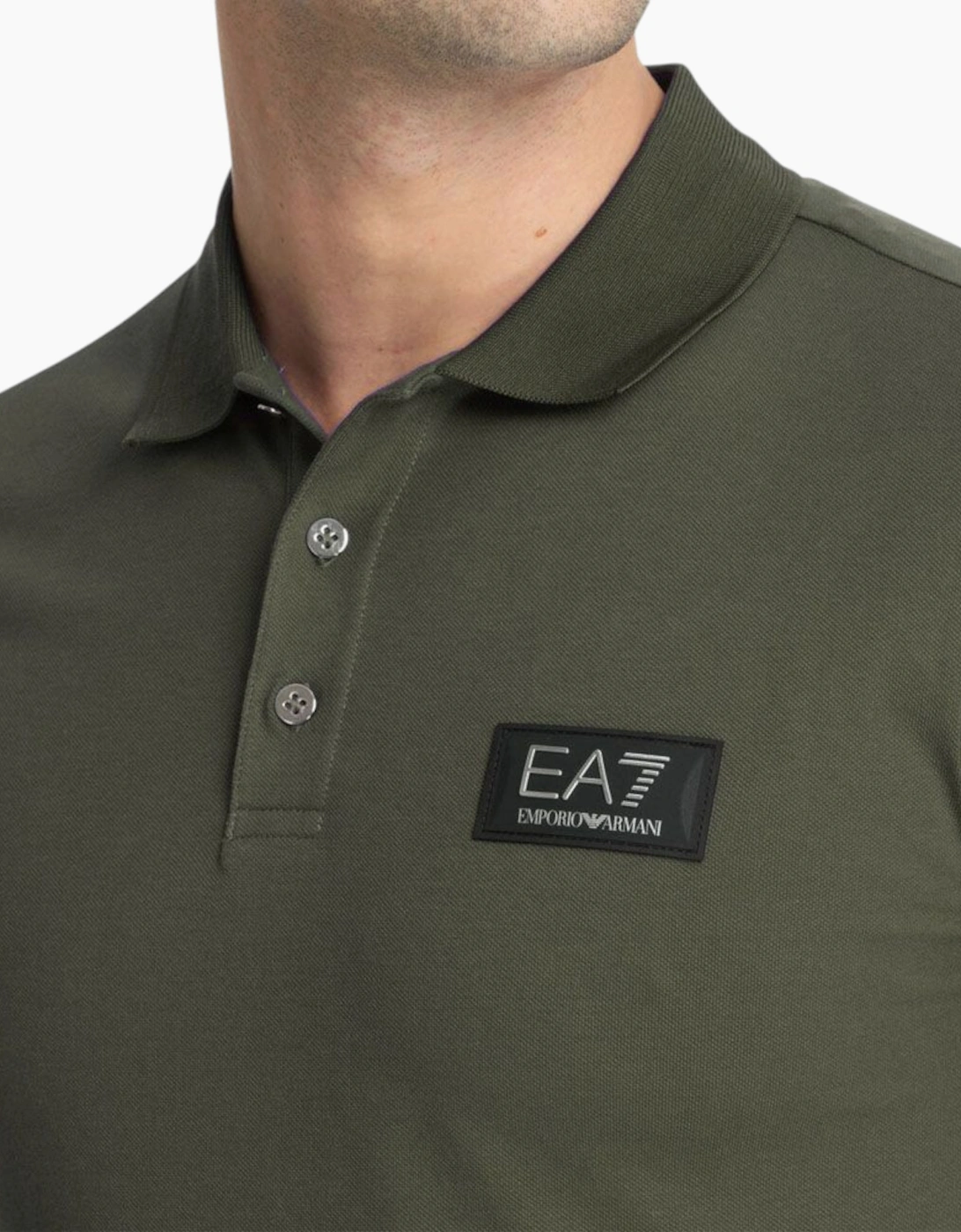 Armani Mens Polo Shirts Slim Fit Short Sleeve Cotton