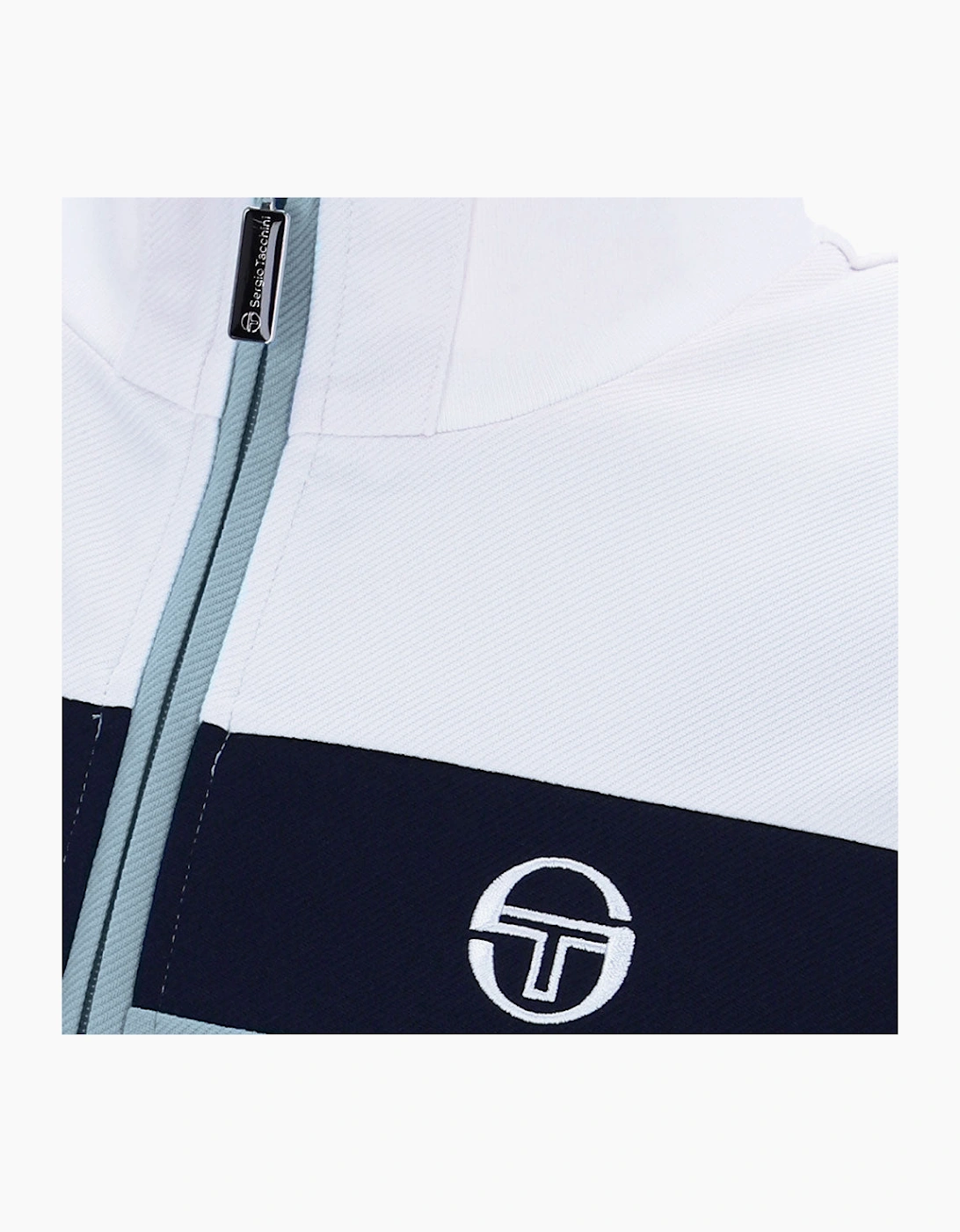Sergio Tacchini Damarindo Track Jacket - White/Maritime Blue/Lead Grey