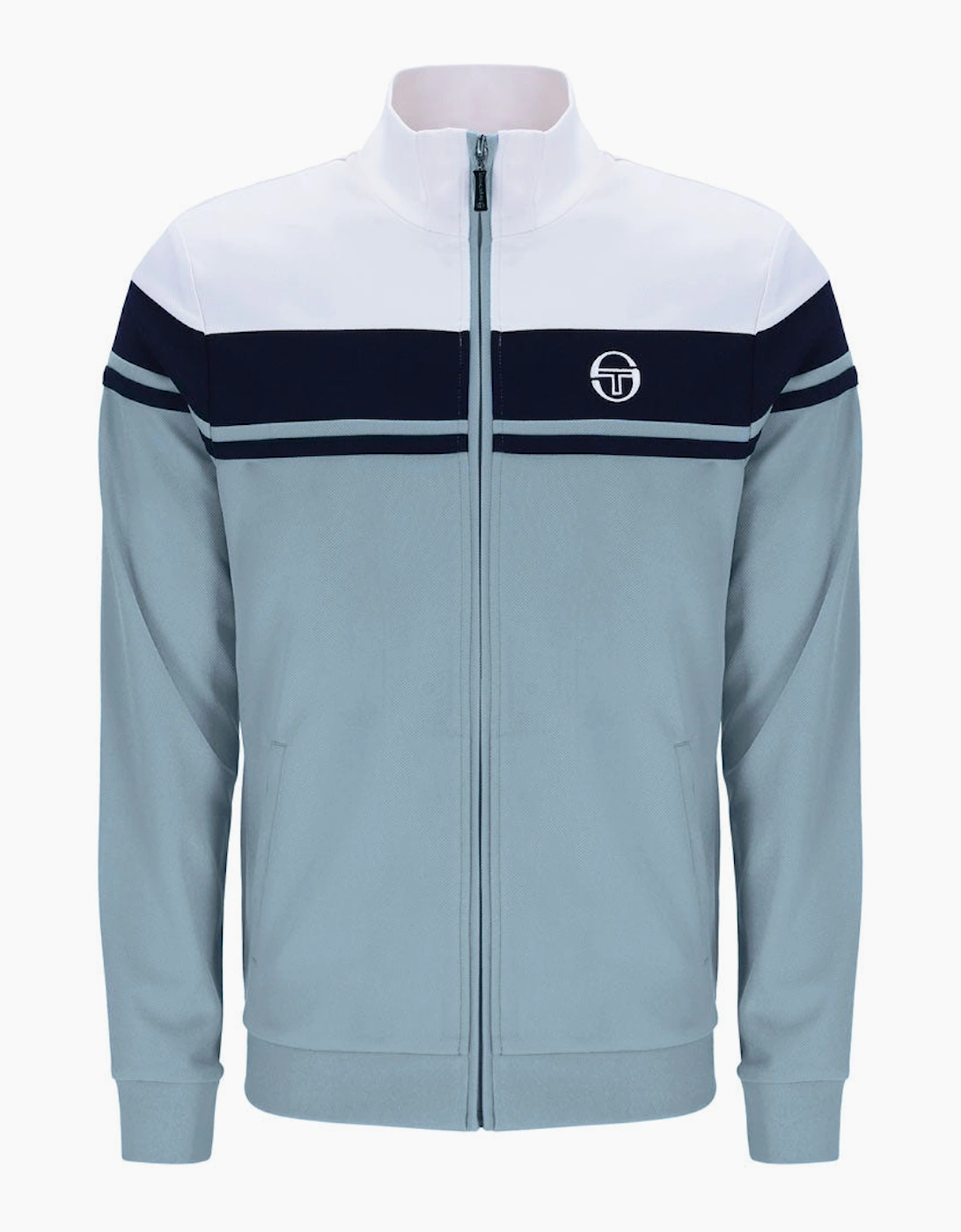 Sergio Tacchini Damarindo Track Jacket - White/Maritime Blue/Lead Grey