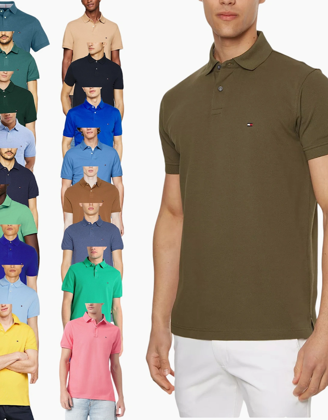 Tommy Hilfiger Mens Polo Shirts Golf Top, 2 of 1