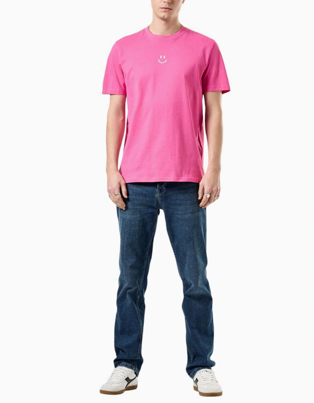 Weekend Offender Mens T Shirts Smile Graphic Crew Neck Short Sleeve Cotton Tee