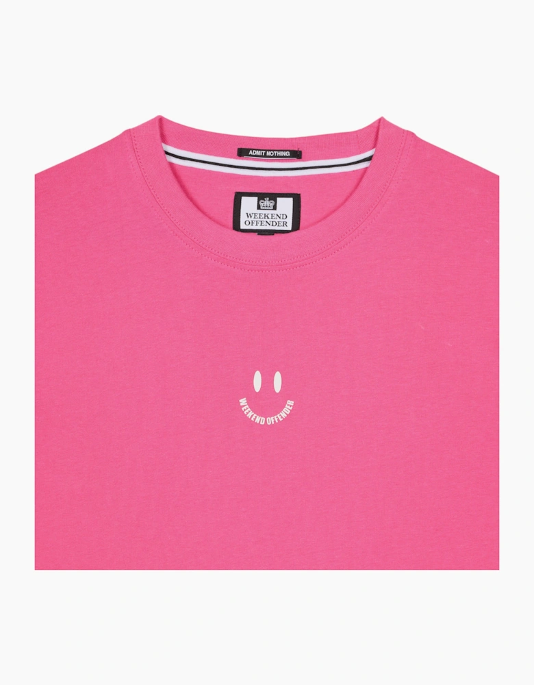 Weekend Offender Mens T Shirts Smile Graphic Crew Neck Short Sleeve Cotton Tee