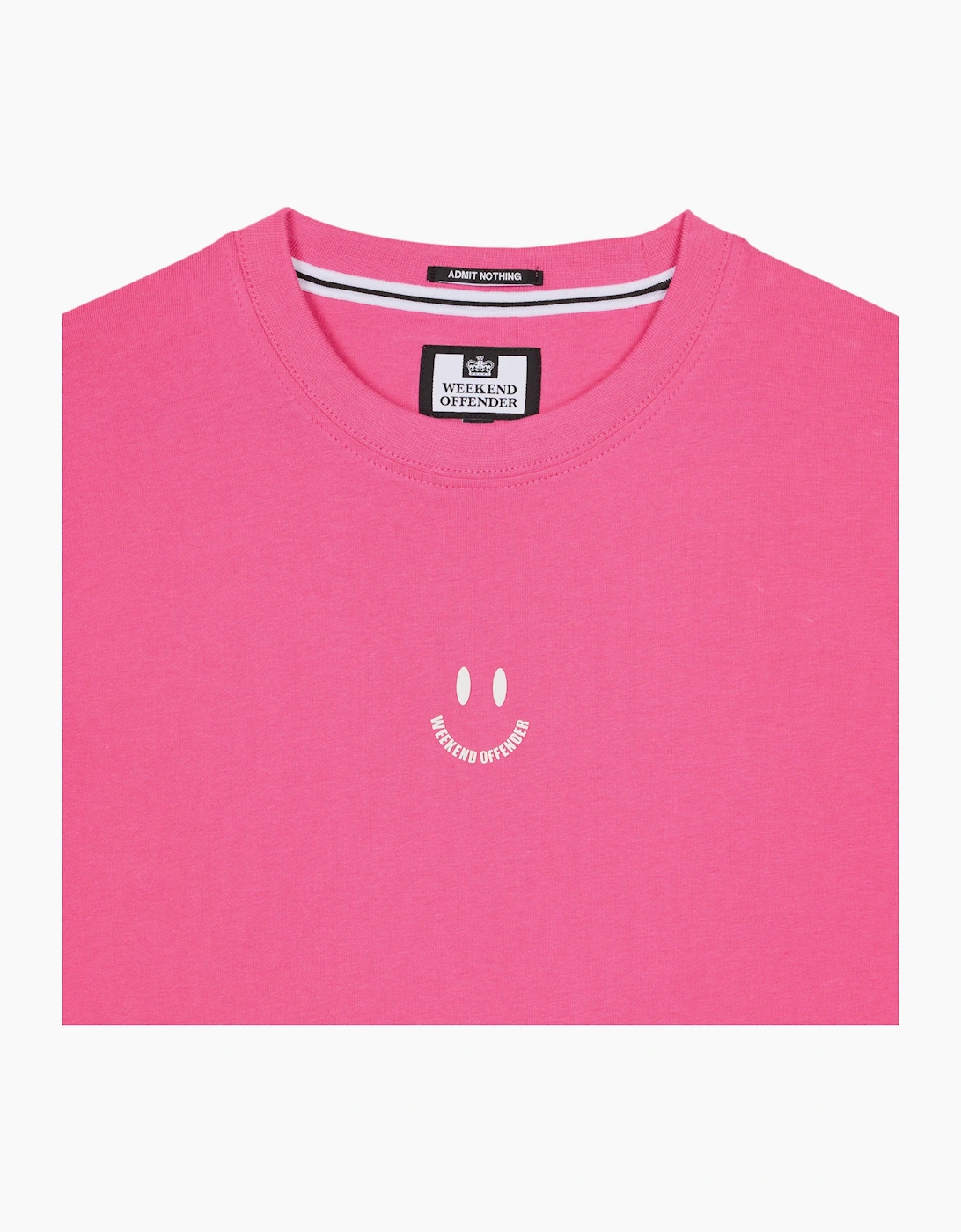 Weekend Offender Mens T Shirts Smile Graphic Crew Neck Short Sleeve Cotton Tee