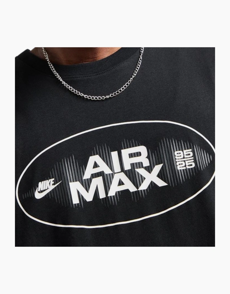 Nike T Shirts Air Max Men T Shirt Crew Neck Short Sleeve  Regular Fit New Tee