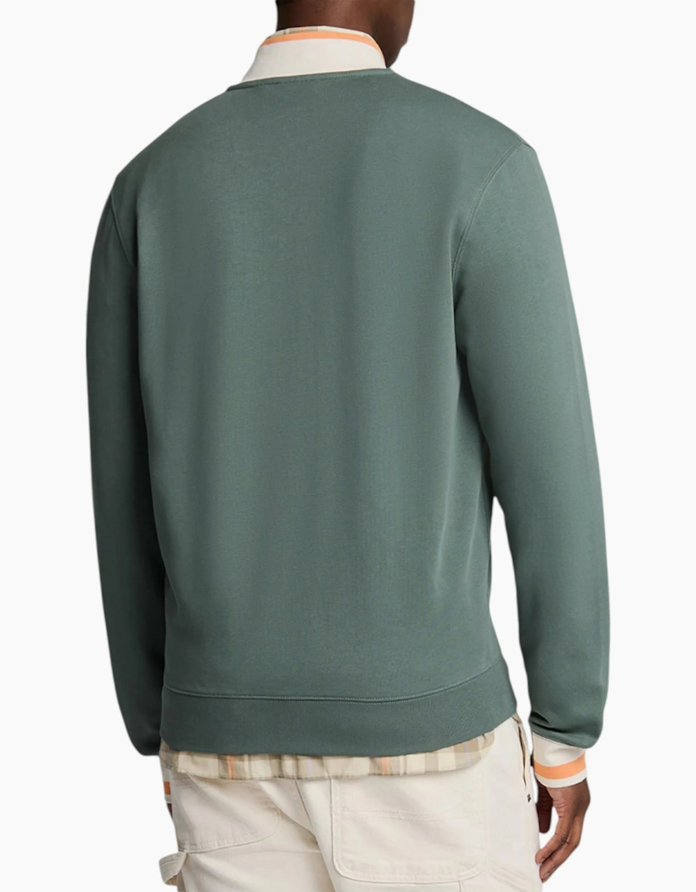 Lyle & Scott Mens Summer Sweatshirt Half Tipped Jersey Casual Cotton Full Zip