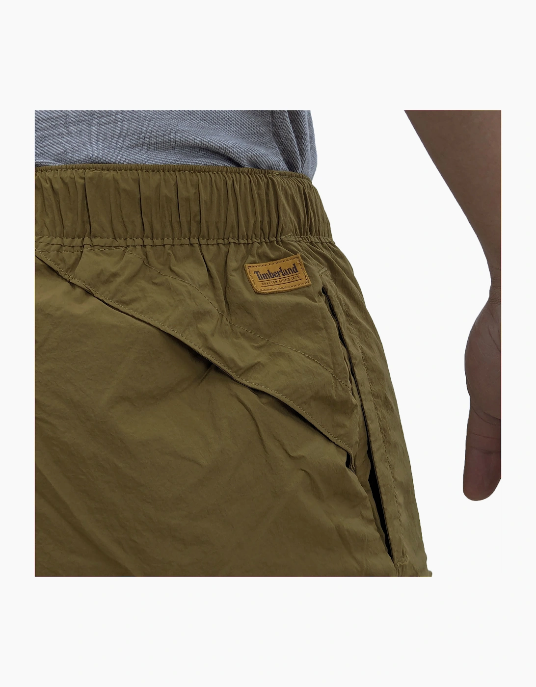 TIMBERLAND Mens Cargo Shorts Elasticated Summer Casual Quick Dry Beach Shorts