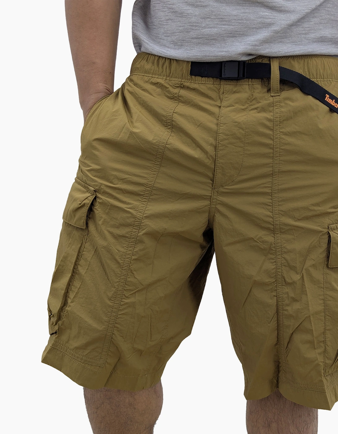 TIMBERLAND Mens Cargo Shorts Elasticated Summer Casual Quick Dry Beach Shorts